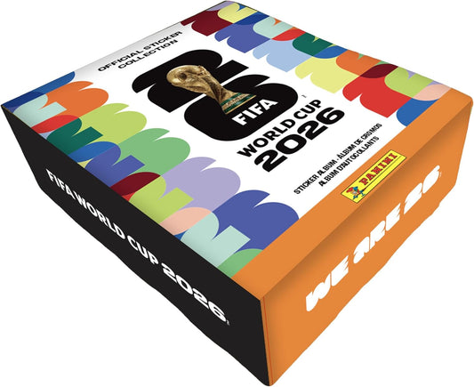 Panini FIFA World Cup 2026 Sticker Collection – Exclusive Hardcover Album + Collector's Tin with 50 Sticker Packs | Official Limited Edition Soccer Gift