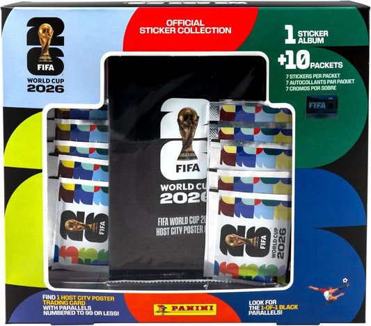 Panini FIFA World Cup 2026 Sticker Exclusive Box – Official Soccer Sticker Packs | Best Gift for Football Fans & Collectors