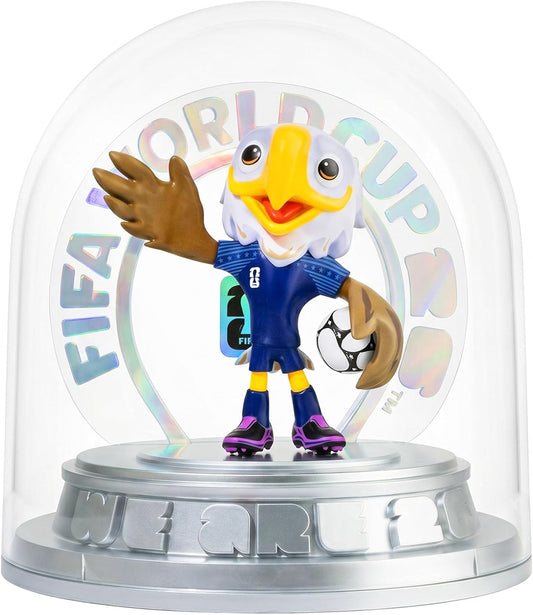FIFA World Cup 2026 USA Mascot Clutch the Bald Eagle Statue – Personalized Laser Engraved | Official Licensed 25cm Display with Acrylic Dome
