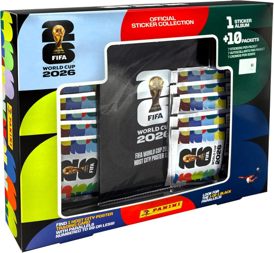 Panini FIFA World Cup 2026 Sticker Exclusive Box – Official Soccer Sticker Packs | Best Gift for Football Fans & Collectors