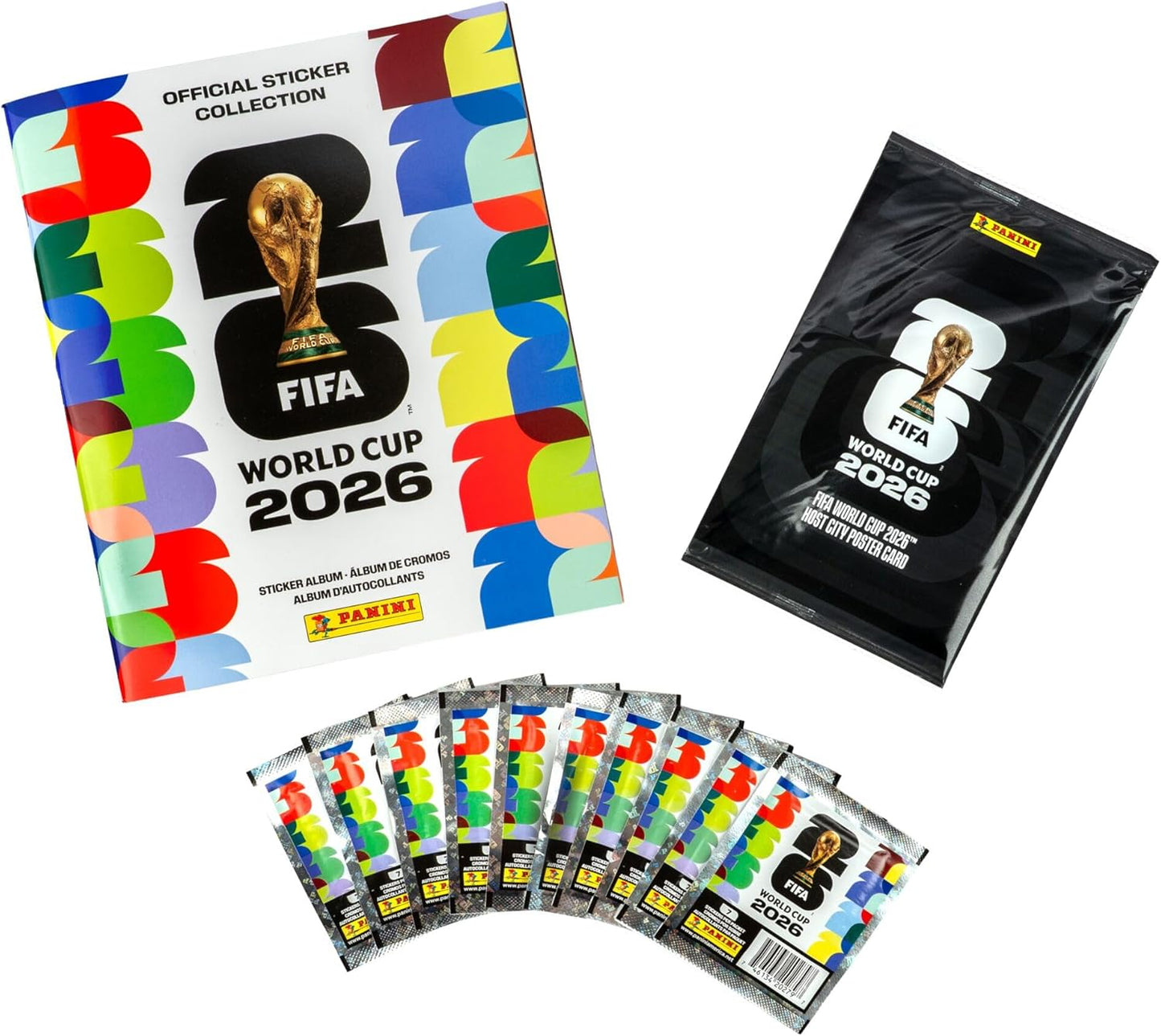 Panini FIFA World Cup 2026 Sticker Exclusive Box – Official Soccer Sticker Packs | Best Gift for Football Fans & Collectors