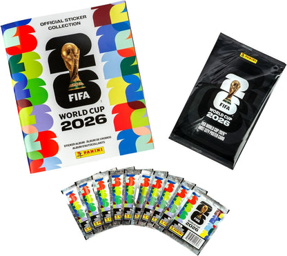 Panini FIFA World Cup 2026 Sticker Exclusive Box – Official Soccer Sticker Packs | Best Gift for Football Fans & Collectors