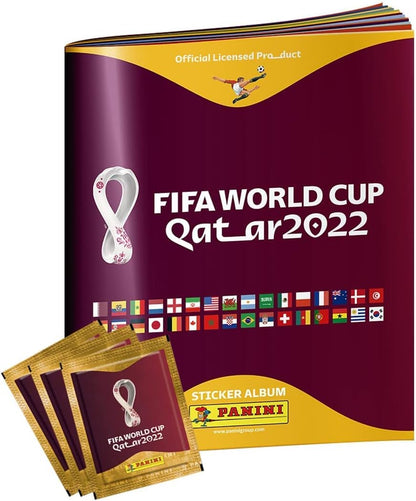 Panini FIFA World Cup Qatar 2022 Sticker Box – 50 Packs, 250 Stickers Total | Official USA Version Soccer Collectible for Fans & Album Builders