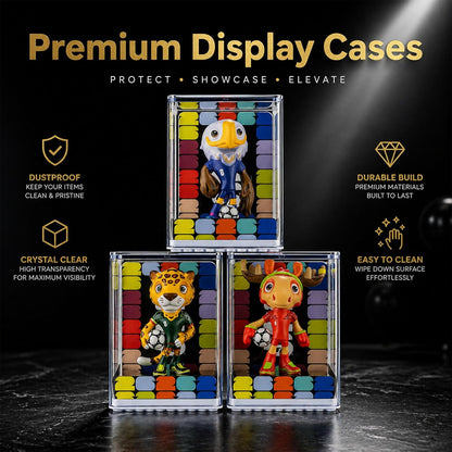 FIFA World Cup 2026 Mascot Display Statue 13.8" (35cm) – Personalized Laser Engraved | Official Licensed XL Soccer Collectible with Acrylic Dome
