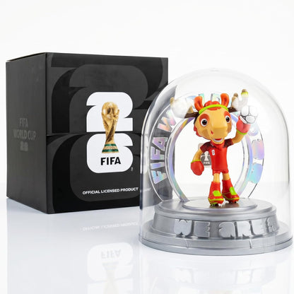 FIFA World Cup 2026 Canada Mascot Maple the Moose Statue – Personalized Laser Engraved | Official Licensed 25cm Display with Acrylic Dome