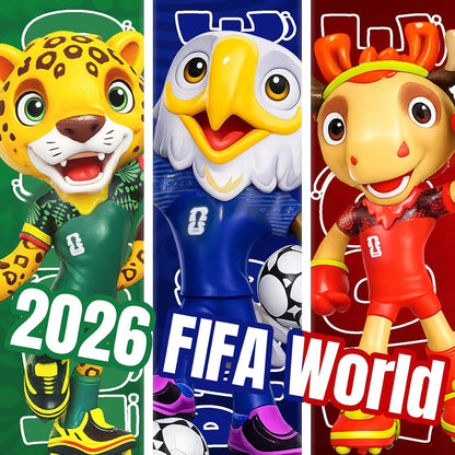 FIFA World Cup 2026 Canada Mascot Maple the Moose Statue – Personalized Laser Engraved | Official Licensed 25cm Display with Acrylic Dome